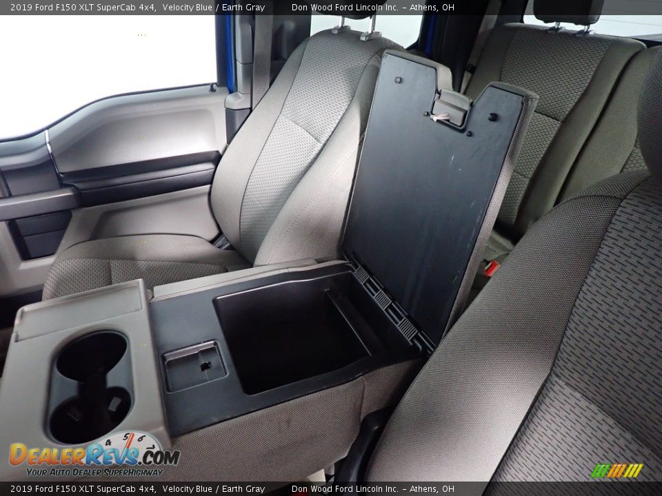 2019 Ford F150 XLT SuperCab 4x4 Velocity Blue / Earth Gray Photo #31