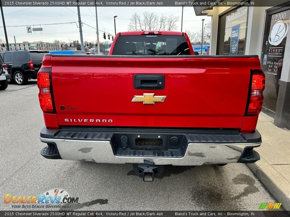 2015 Chevrolet Silverado 2500HD WT Regular Cab 4x4 Victory Red / Jet Black/Dark Ash Photo #33