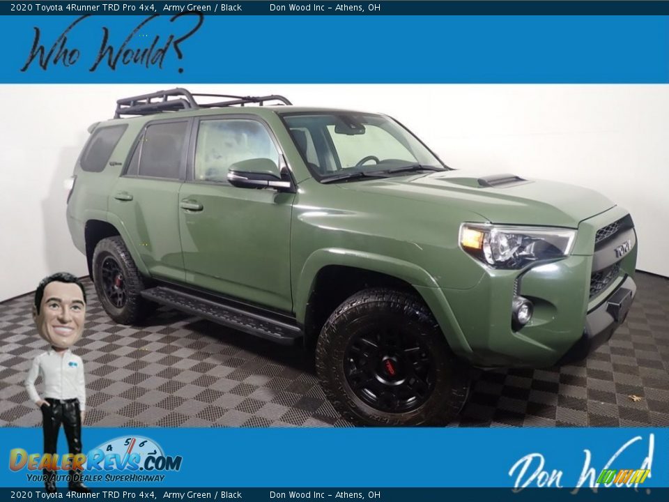 2020 Toyota 4Runner TRD Pro 4x4 Army Green / Black Photo #1