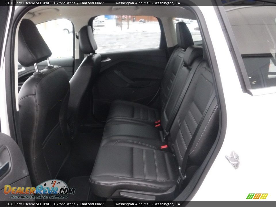 2018 Ford Escape SEL 4WD Oxford White / Charcoal Black Photo #29