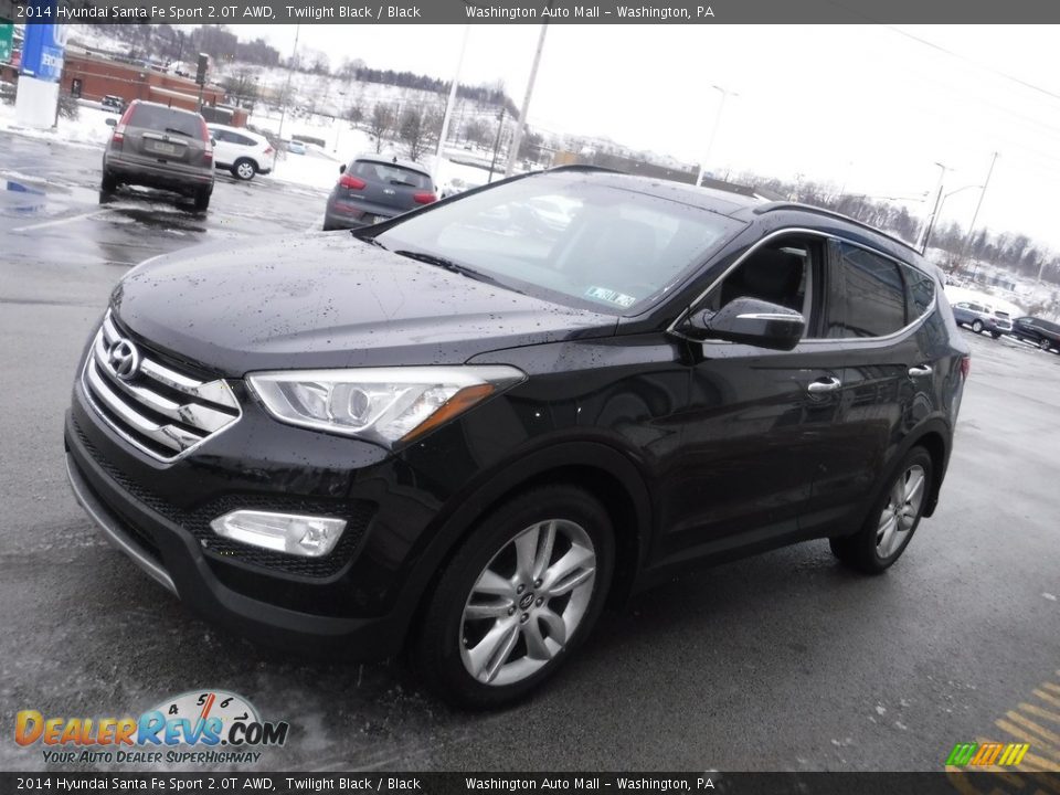 2014 Hyundai Santa Fe Sport 2.0T AWD Twilight Black / Black Photo #6