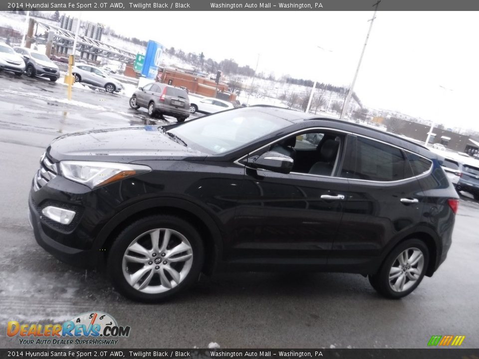 2014 Hyundai Santa Fe Sport 2.0T AWD Twilight Black / Black Photo #7