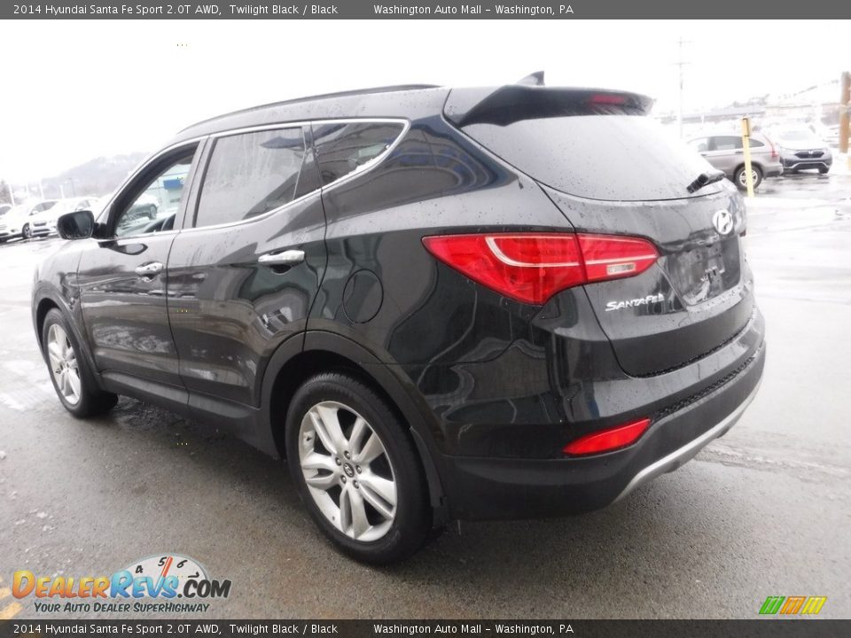 2014 Hyundai Santa Fe Sport 2.0T AWD Twilight Black / Black Photo #8