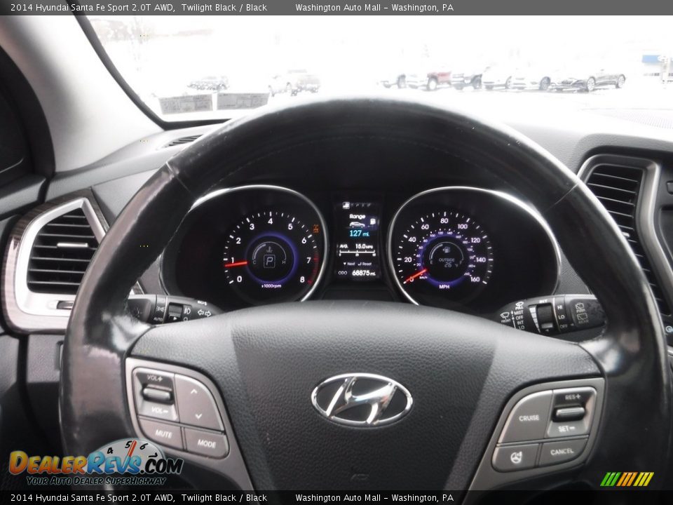 2014 Hyundai Santa Fe Sport 2.0T AWD Steering Wheel Photo #26