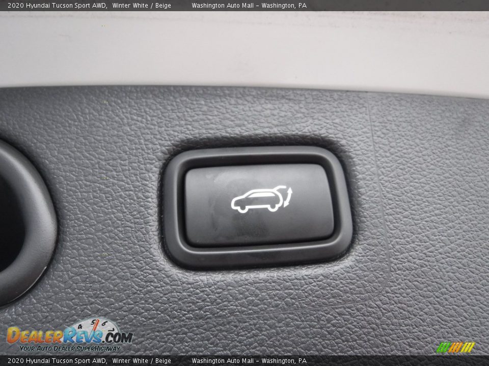 2020 Hyundai Tucson Sport AWD Winter White / Beige Photo #32