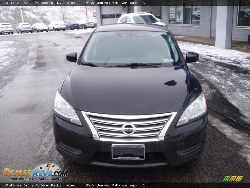 2014 Nissan Sentra SV Super Black / Charcoal Photo #3