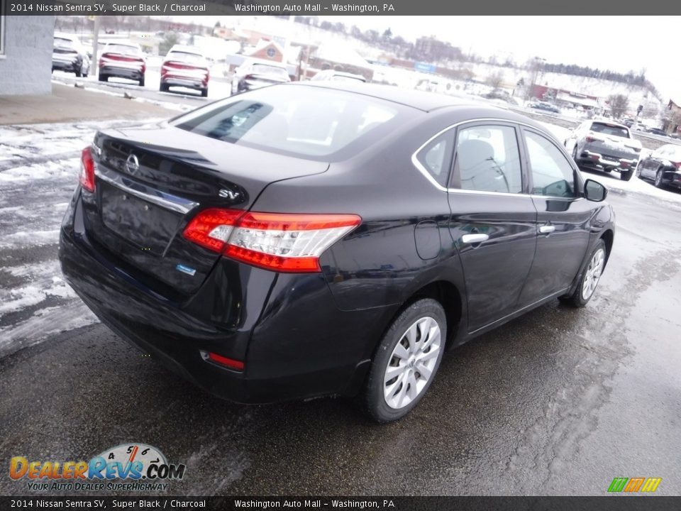 2014 Nissan Sentra SV Super Black / Charcoal Photo #9