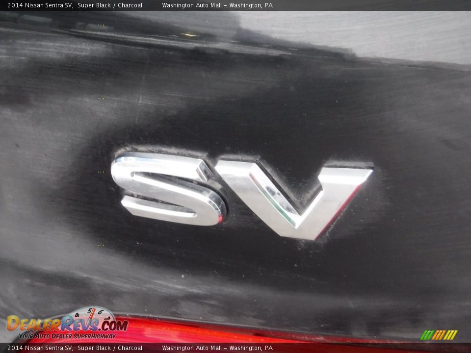 2014 Nissan Sentra SV Super Black / Charcoal Photo #10