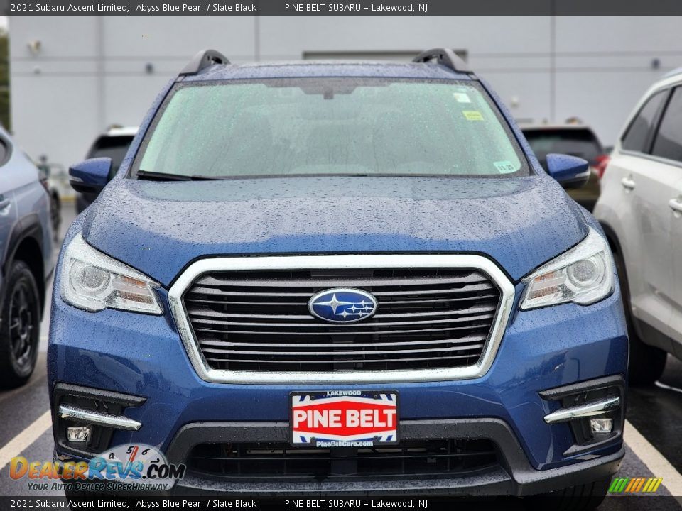 2021 Subaru Ascent Limited Abyss Blue Pearl / Slate Black Photo #2