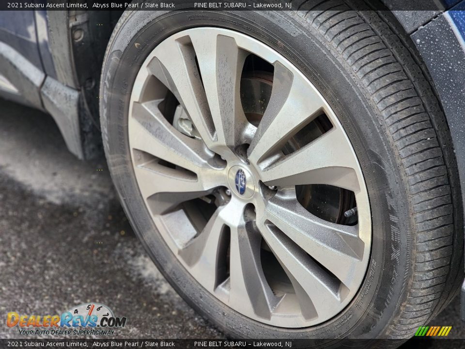 2021 Subaru Ascent Limited Abyss Blue Pearl / Slate Black Photo #10