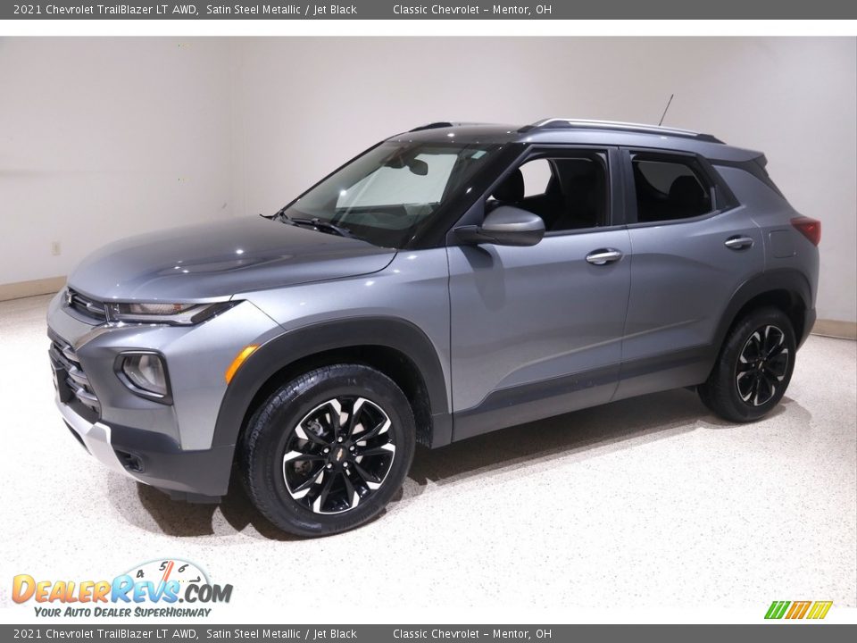 2021 Chevrolet TrailBlazer LT AWD Satin Steel Metallic / Jet Black Photo #3