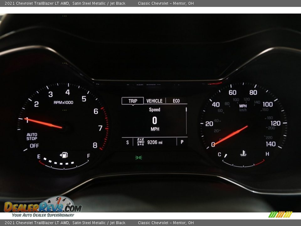 2021 Chevrolet TrailBlazer LT AWD Satin Steel Metallic / Jet Black Photo #8