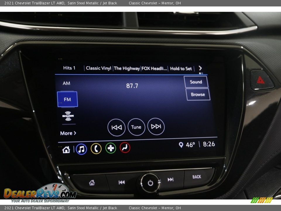 2021 Chevrolet TrailBlazer LT AWD Satin Steel Metallic / Jet Black Photo #10