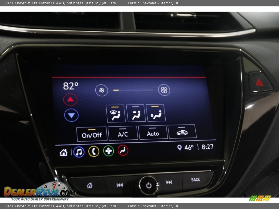 2021 Chevrolet TrailBlazer LT AWD Satin Steel Metallic / Jet Black Photo #12