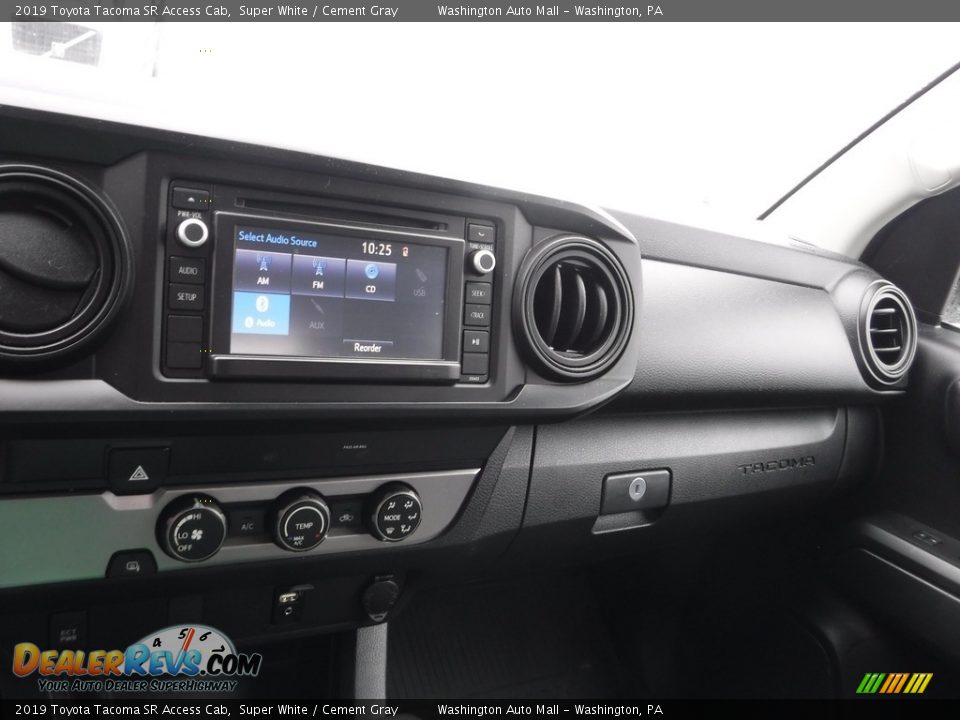 2019 Toyota Tacoma SR Access Cab Super White / Cement Gray Photo #3