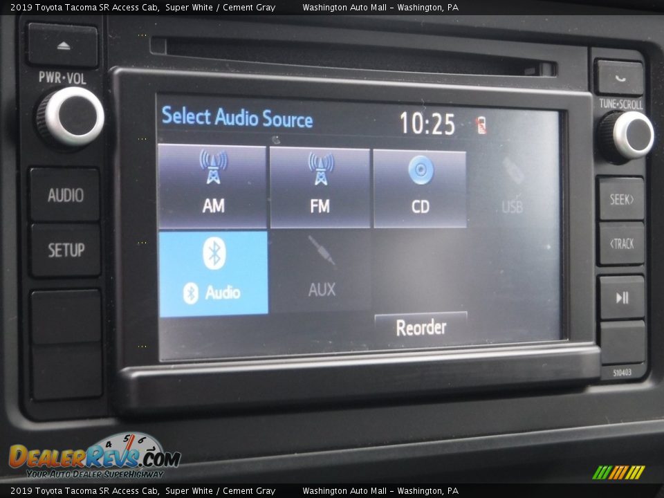 2019 Toyota Tacoma SR Access Cab Super White / Cement Gray Photo #4