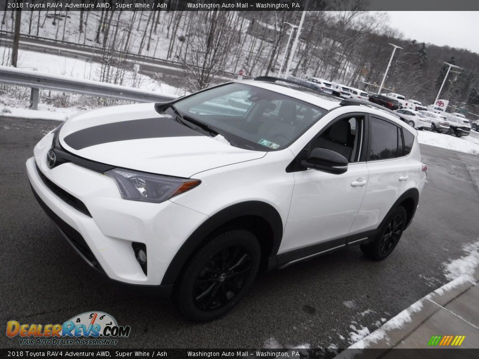 2018 Toyota RAV4 Adventure AWD Super White / Ash Photo #5