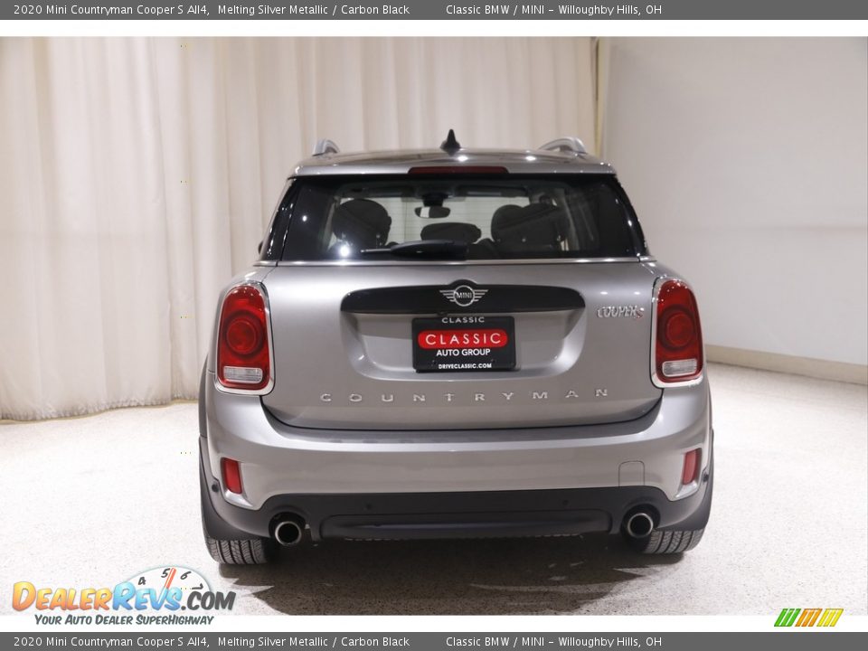 2020 Mini Countryman Cooper S All4 Melting Silver Metallic / Carbon Black Photo #18