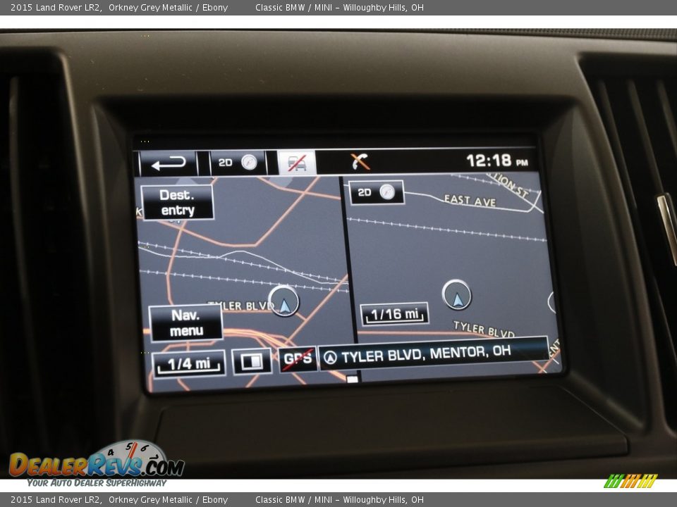 2015 Land Rover LR2 Orkney Grey Metallic / Ebony Photo #10