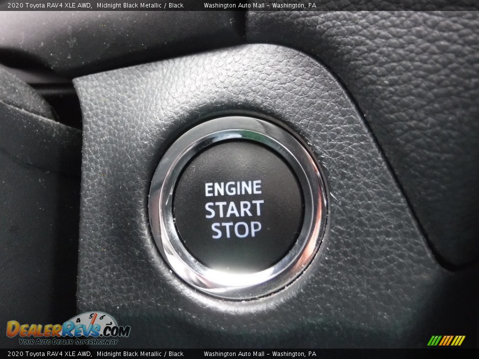 2020 Toyota RAV4 XLE AWD Midnight Black Metallic / Black Photo #5