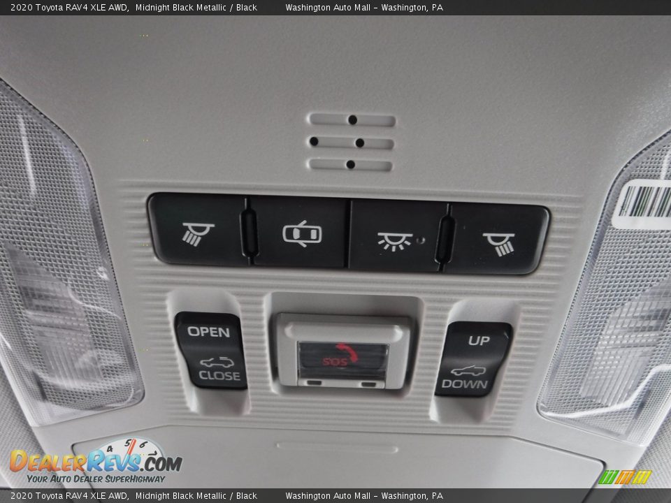 2020 Toyota RAV4 XLE AWD Midnight Black Metallic / Black Photo #9