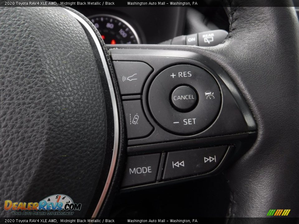 2020 Toyota RAV4 XLE AWD Midnight Black Metallic / Black Photo #11
