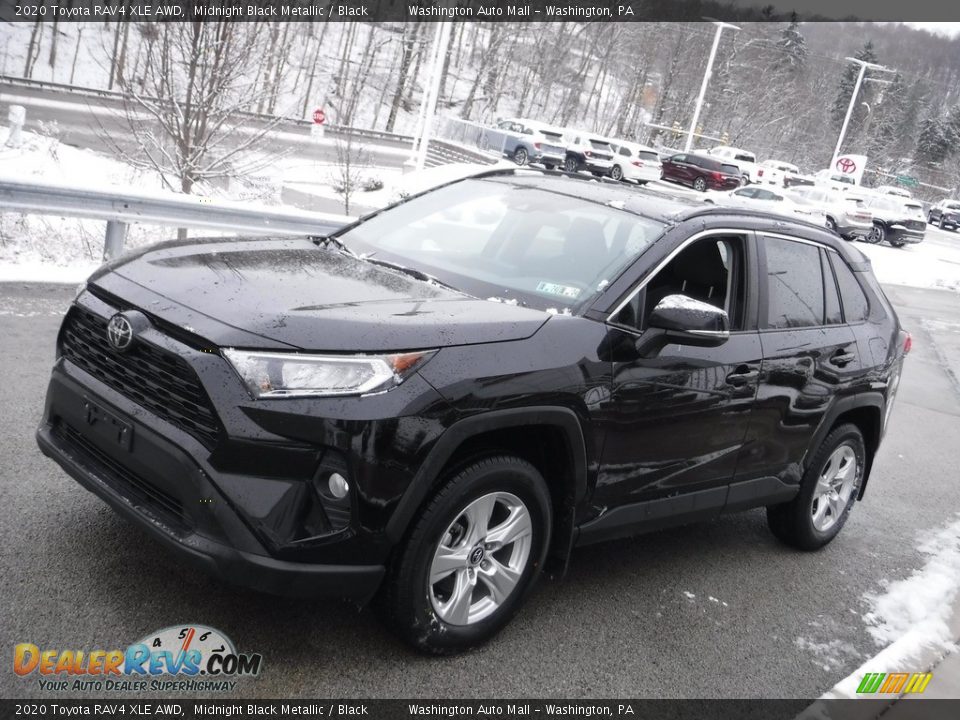 2020 Toyota RAV4 XLE AWD Midnight Black Metallic / Black Photo #14