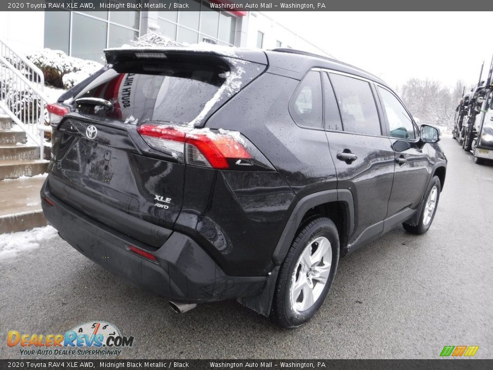 2020 Toyota RAV4 XLE AWD Midnight Black Metallic / Black Photo #18