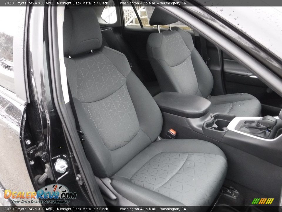 2020 Toyota RAV4 XLE AWD Midnight Black Metallic / Black Photo #22