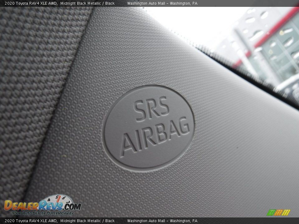 2020 Toyota RAV4 XLE AWD Midnight Black Metallic / Black Photo #27