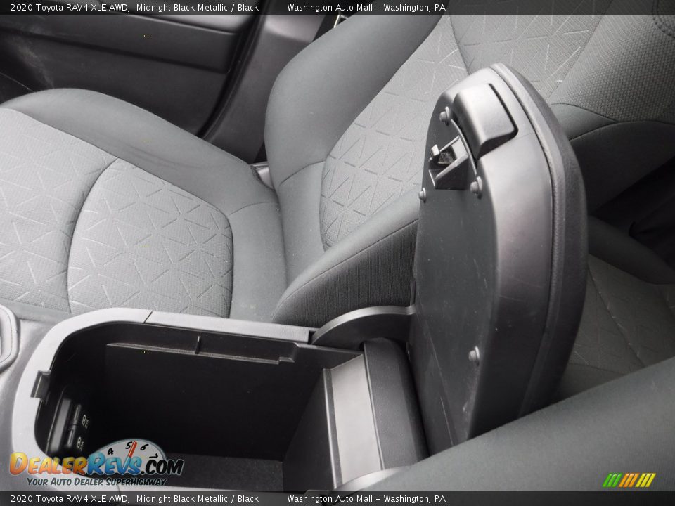 2020 Toyota RAV4 XLE AWD Midnight Black Metallic / Black Photo #29
