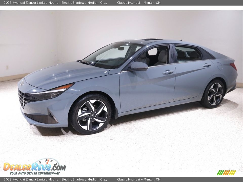 2023 Hyundai Elantra Limited Hybrid Electric Shadow / Medium Gray Photo #3
