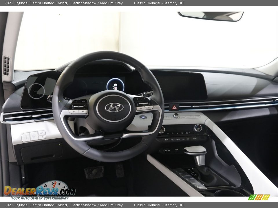 2023 Hyundai Elantra Limited Hybrid Electric Shadow / Medium Gray Photo #6