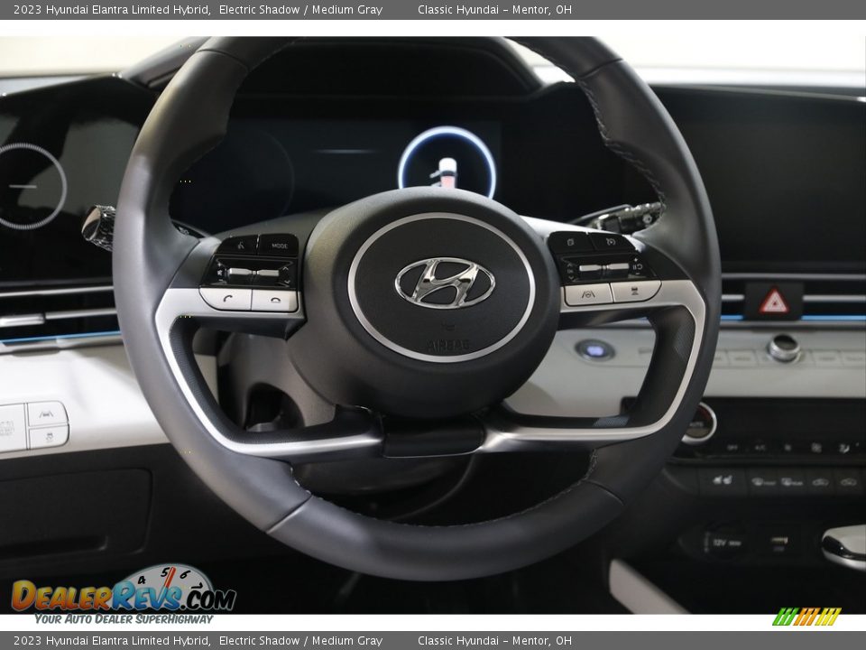 2023 Hyundai Elantra Limited Hybrid Electric Shadow / Medium Gray Photo #7