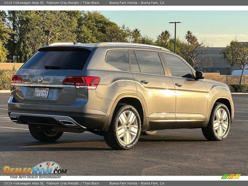 2019 Volkswagen Atlas SE Platinum Gray Metallic / Titan Black Photo #4