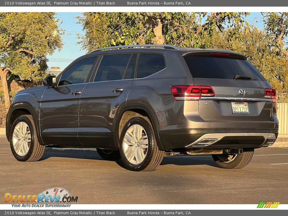 2019 Volkswagen Atlas SE Platinum Gray Metallic / Titan Black Photo #6