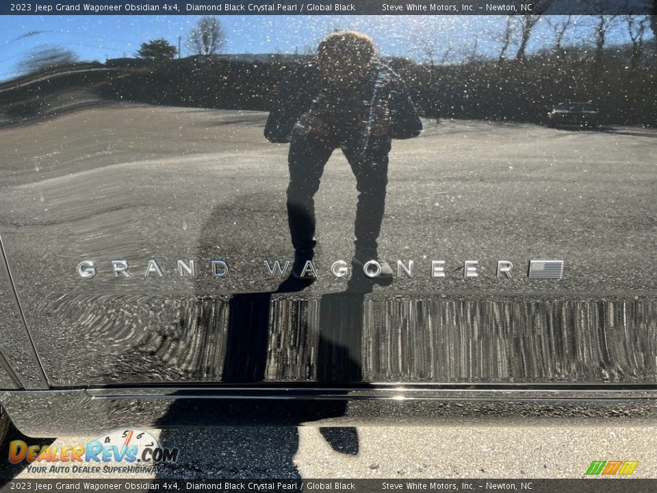 2023 Jeep Grand Wagoneer Obsidian 4x4 Diamond Black Crystal Pearl / Global Black Photo #8