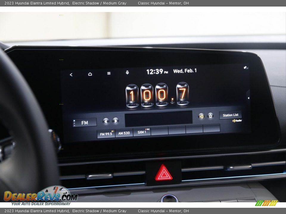 2023 Hyundai Elantra Limited Hybrid Electric Shadow / Medium Gray Photo #12