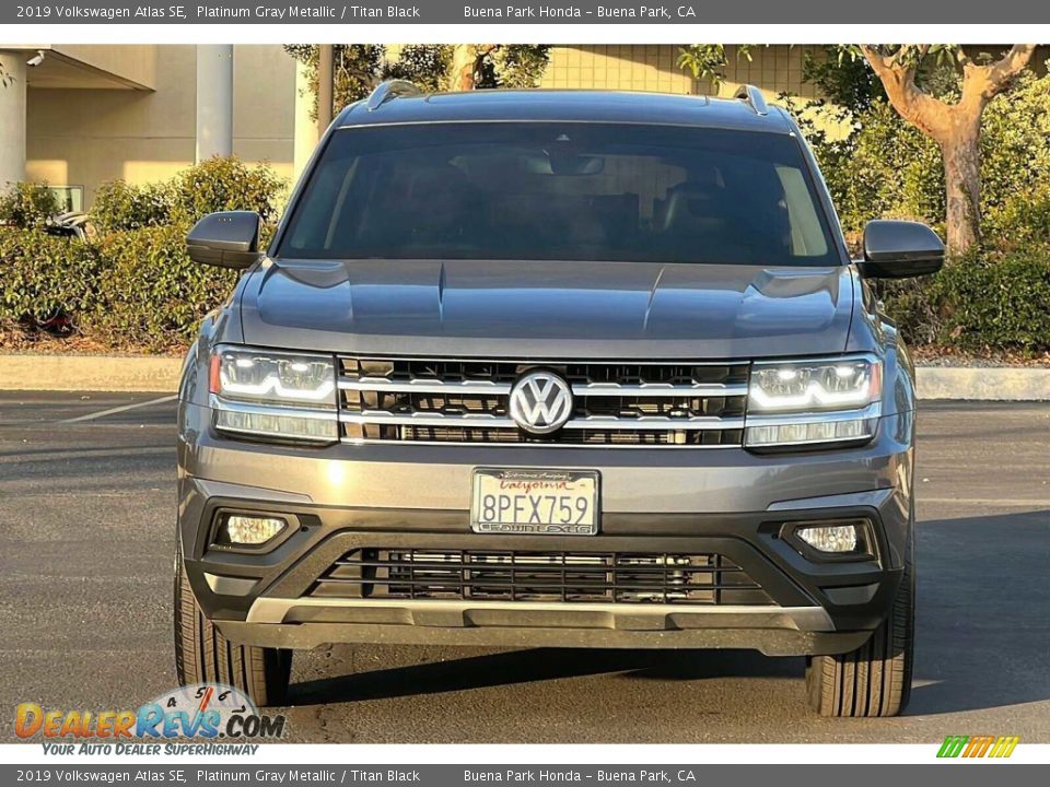2019 Volkswagen Atlas SE Platinum Gray Metallic / Titan Black Photo #9