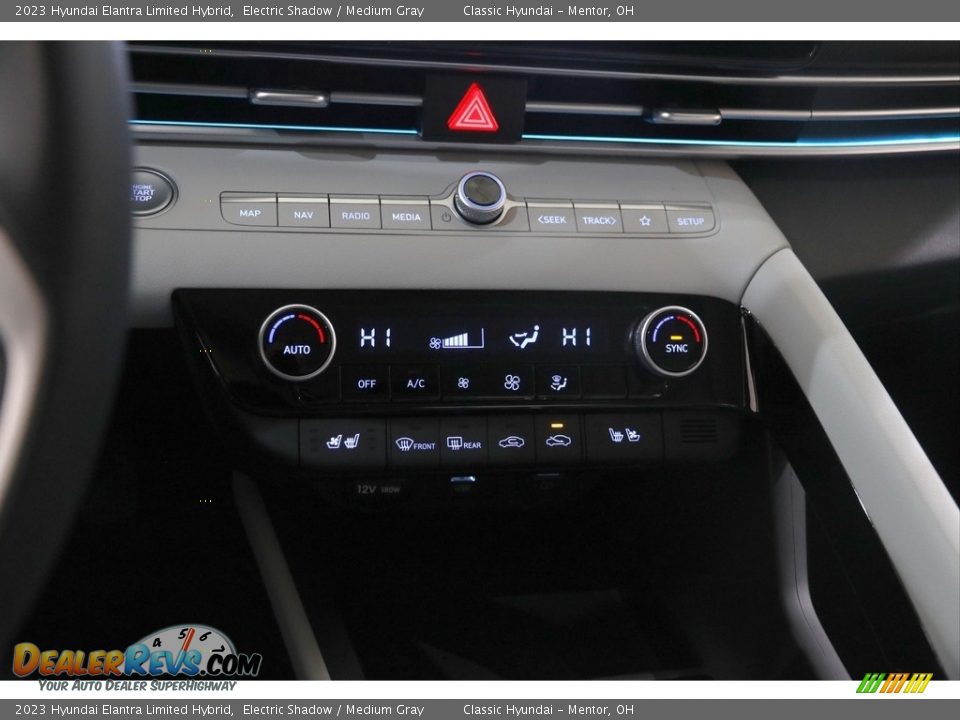 2023 Hyundai Elantra Limited Hybrid Electric Shadow / Medium Gray Photo #16
