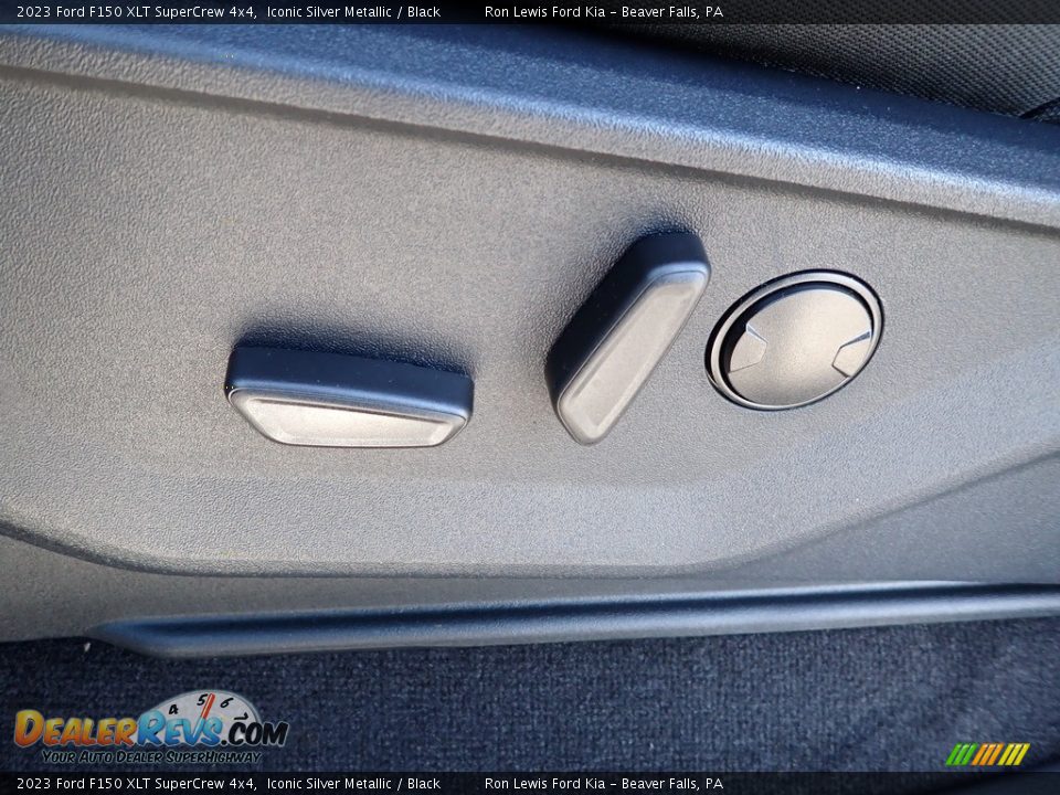 2023 Ford F150 XLT SuperCrew 4x4 Iconic Silver Metallic / Black Photo #15