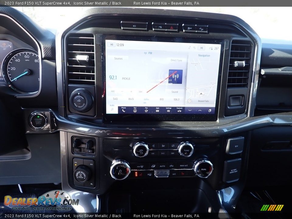 2023 Ford F150 XLT SuperCrew 4x4 Iconic Silver Metallic / Black Photo #16