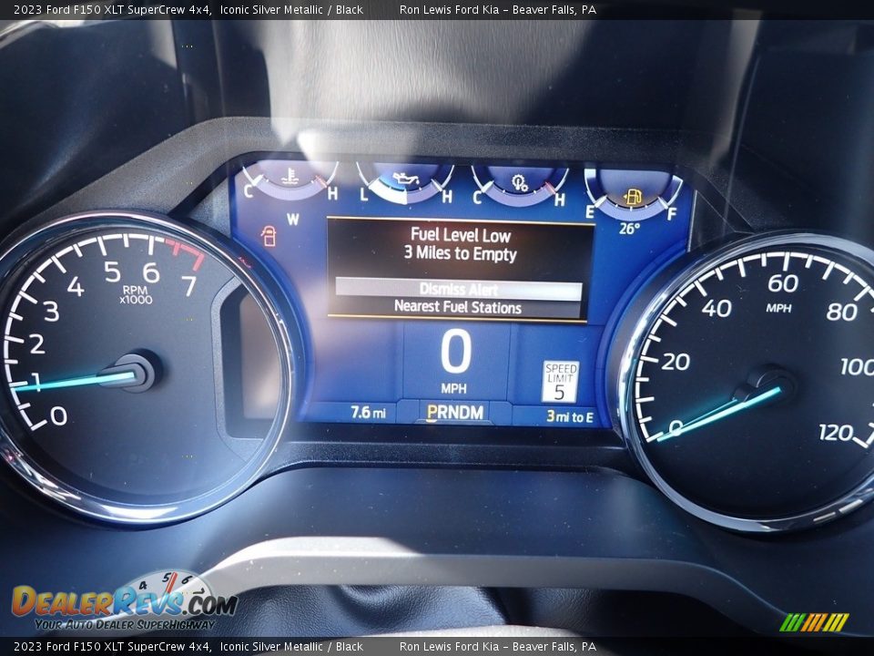 2023 Ford F150 XLT SuperCrew 4x4 Iconic Silver Metallic / Black Photo #17
