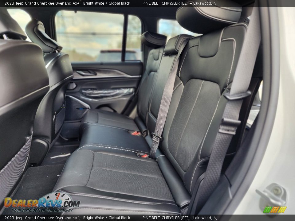 Rear Seat of 2023 Jeep Grand Cherokee Overland 4x4 Photo #7