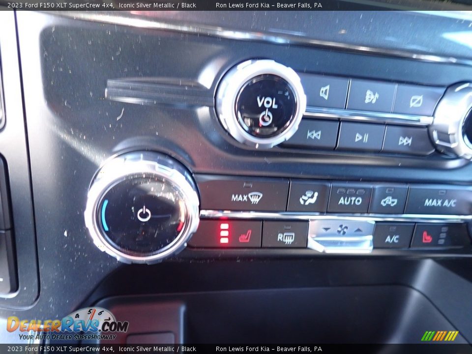 2023 Ford F150 XLT SuperCrew 4x4 Iconic Silver Metallic / Black Photo #19