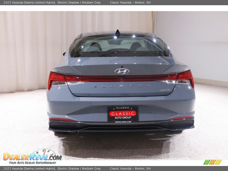 2023 Hyundai Elantra Limited Hybrid Electric Shadow / Medium Gray Photo #22