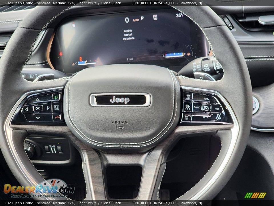 2023 Jeep Grand Cherokee Overland 4x4 Steering Wheel Photo #10