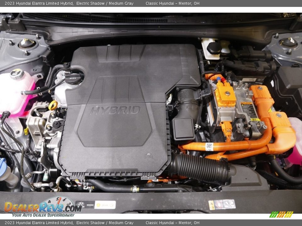 2023 Hyundai Elantra Limited Hybrid Electric Shadow / Medium Gray Photo #23