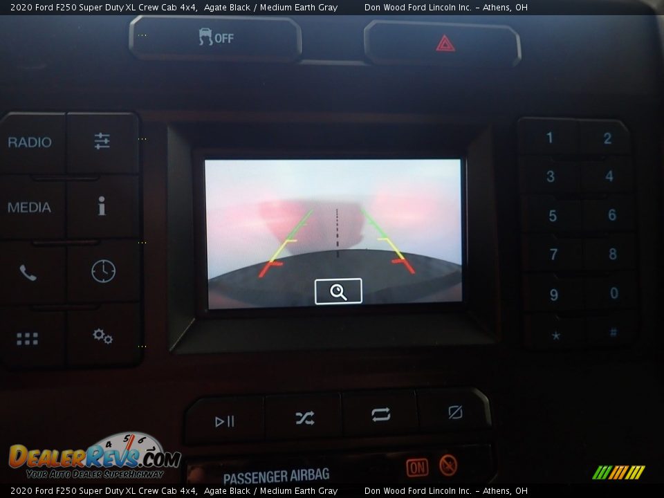 2020 Ford F250 Super Duty XL Crew Cab 4x4 Agate Black / Medium Earth Gray Photo #2