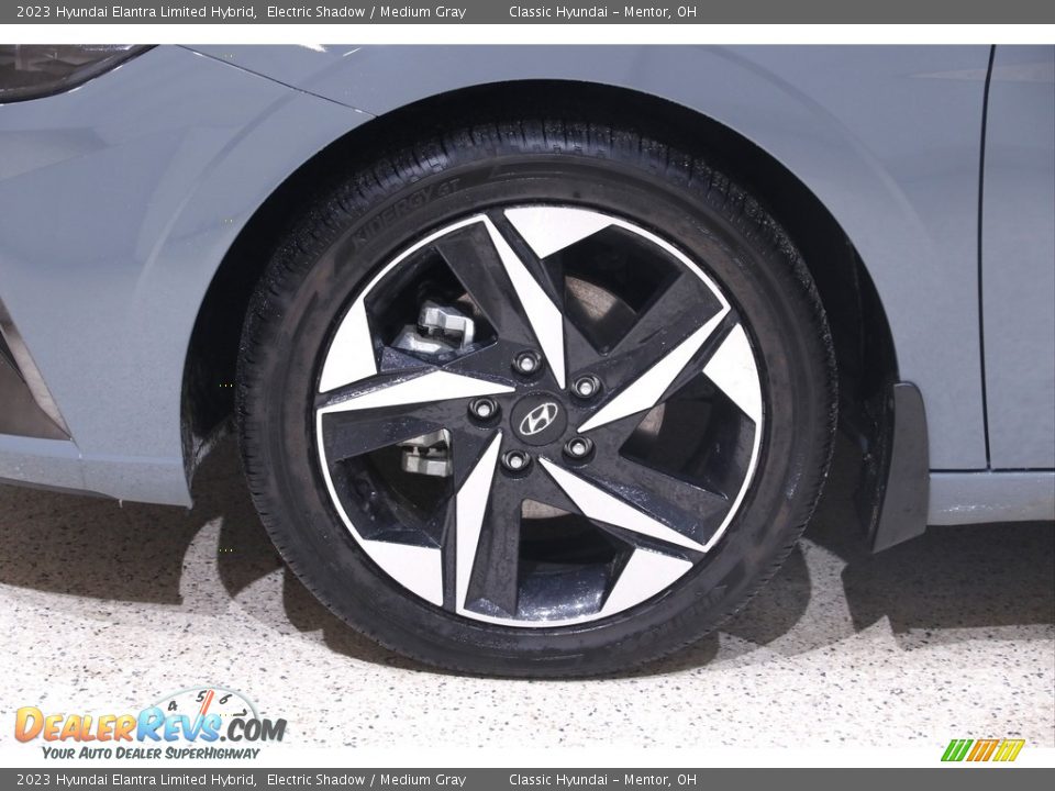 2023 Hyundai Elantra Limited Hybrid Electric Shadow / Medium Gray Photo #24